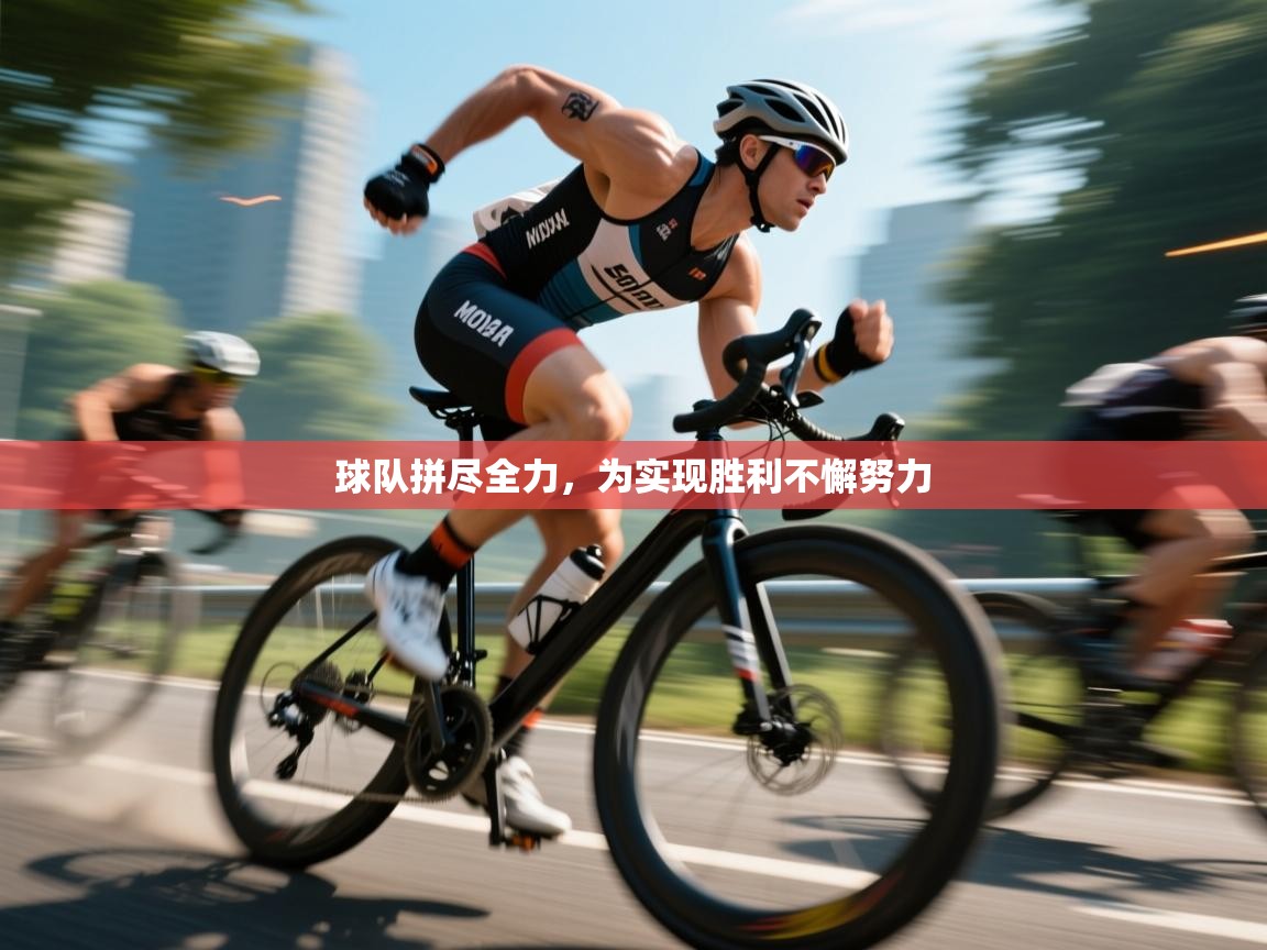 球队拼尽全力，为实现胜利不懈努力